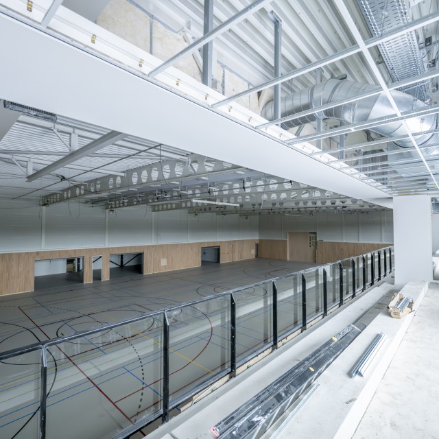 Gemeente Helmond Braak Stadion 2023 06 Plaatsing lichtmast 03 06 2024 Foto Dave van Hout 